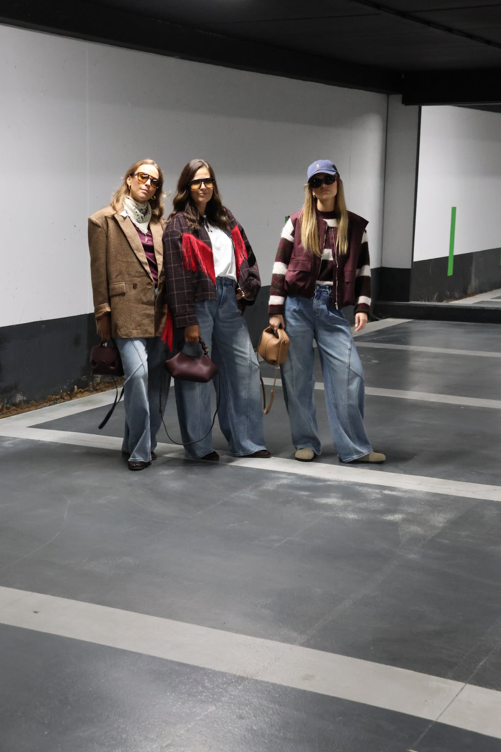 Noa gestreepte trui bordeaux