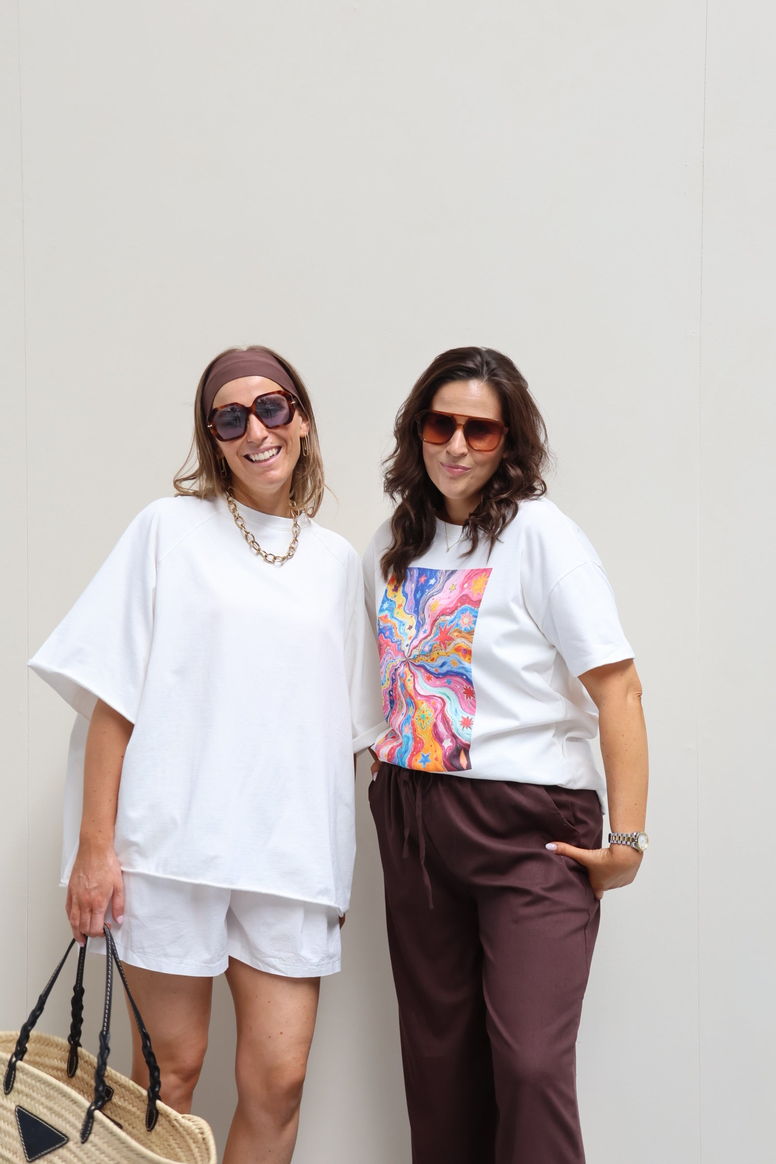 Gulia oversized T-shirt wit