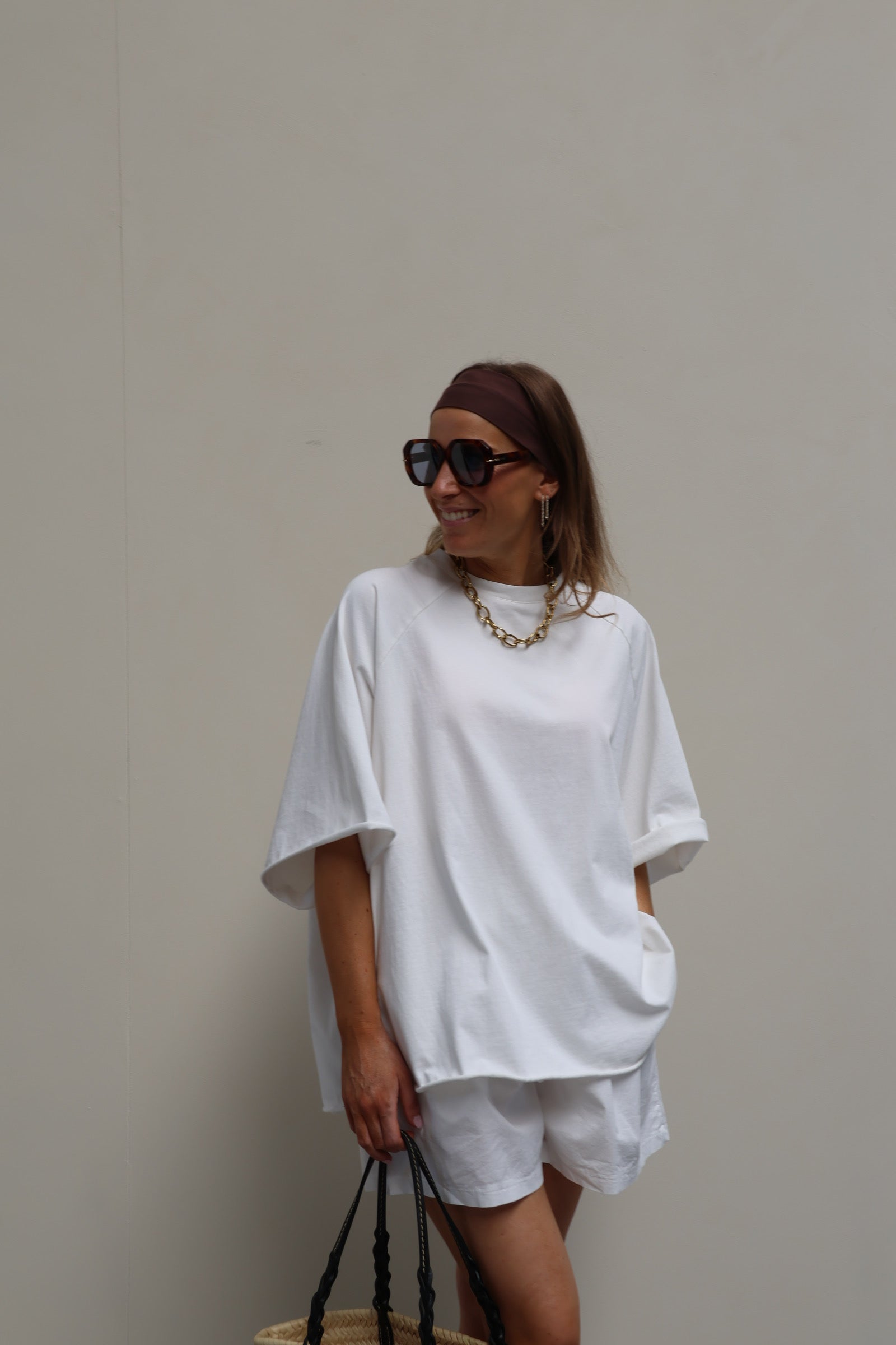 Gulia oversized T-shirt wit