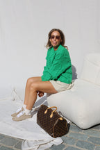 Célina plooirokje beige
