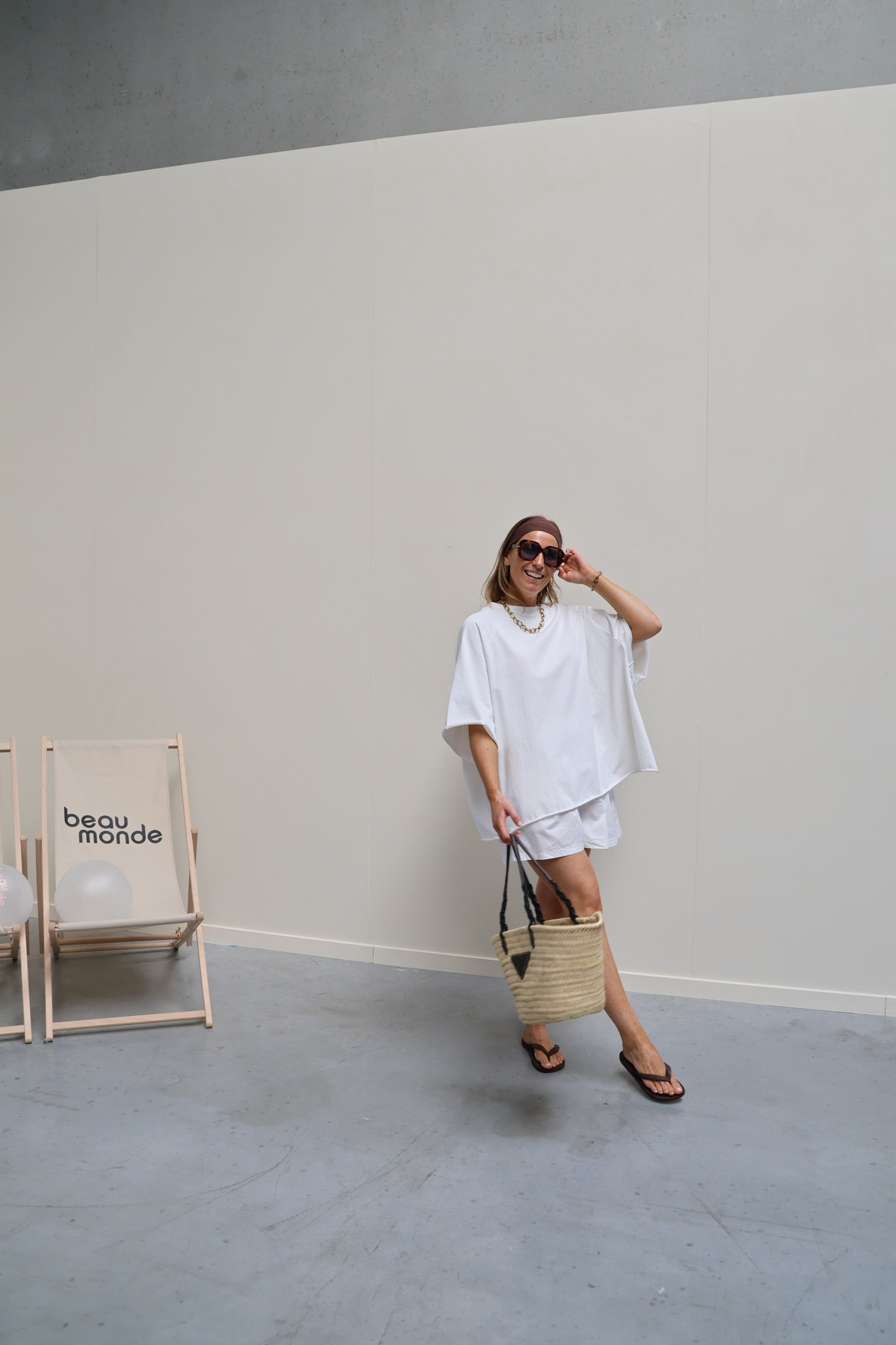 Gulia oversized T-shirt wit
