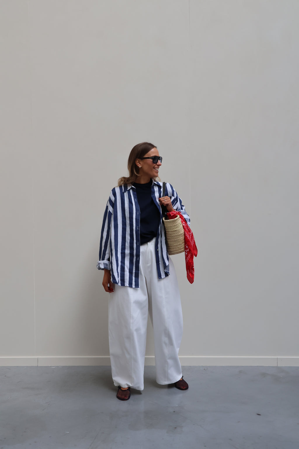 Otille balloon broek wit