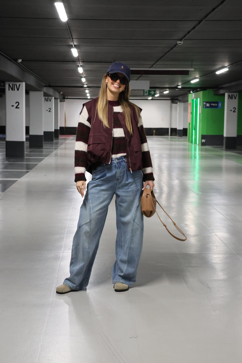 Faye mouwloos vestje bordeaux