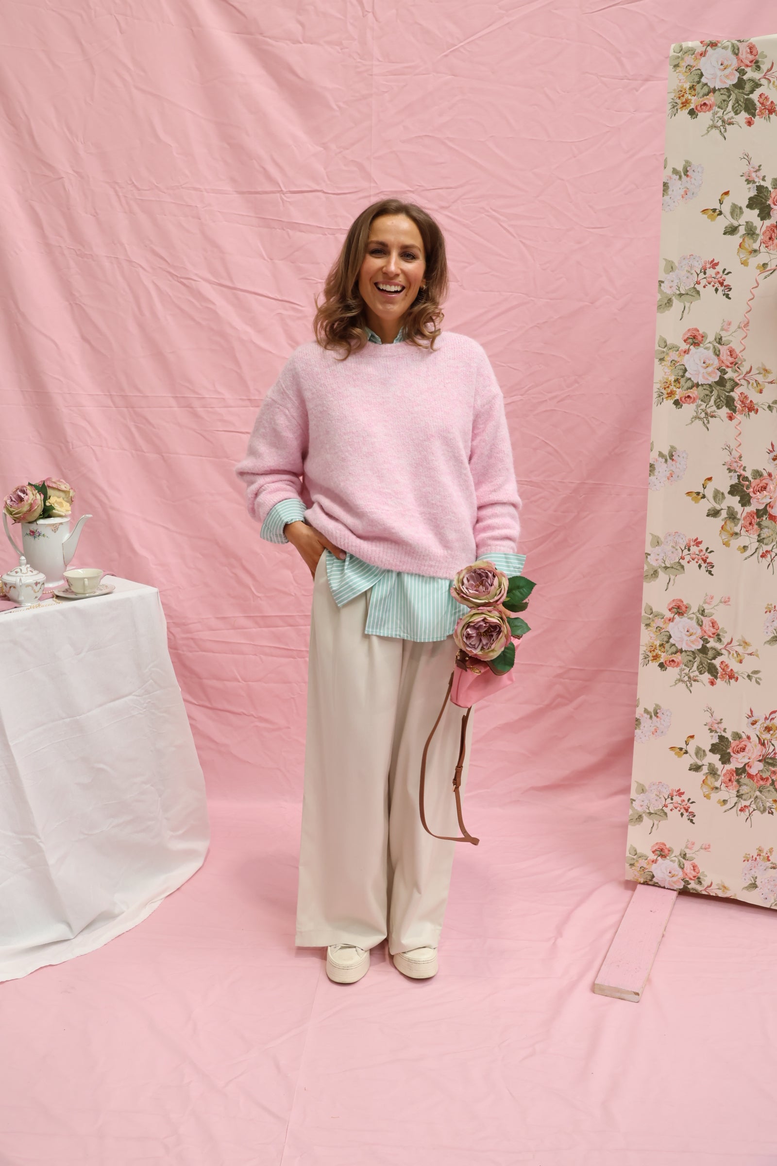 Alfie knit zachtroze