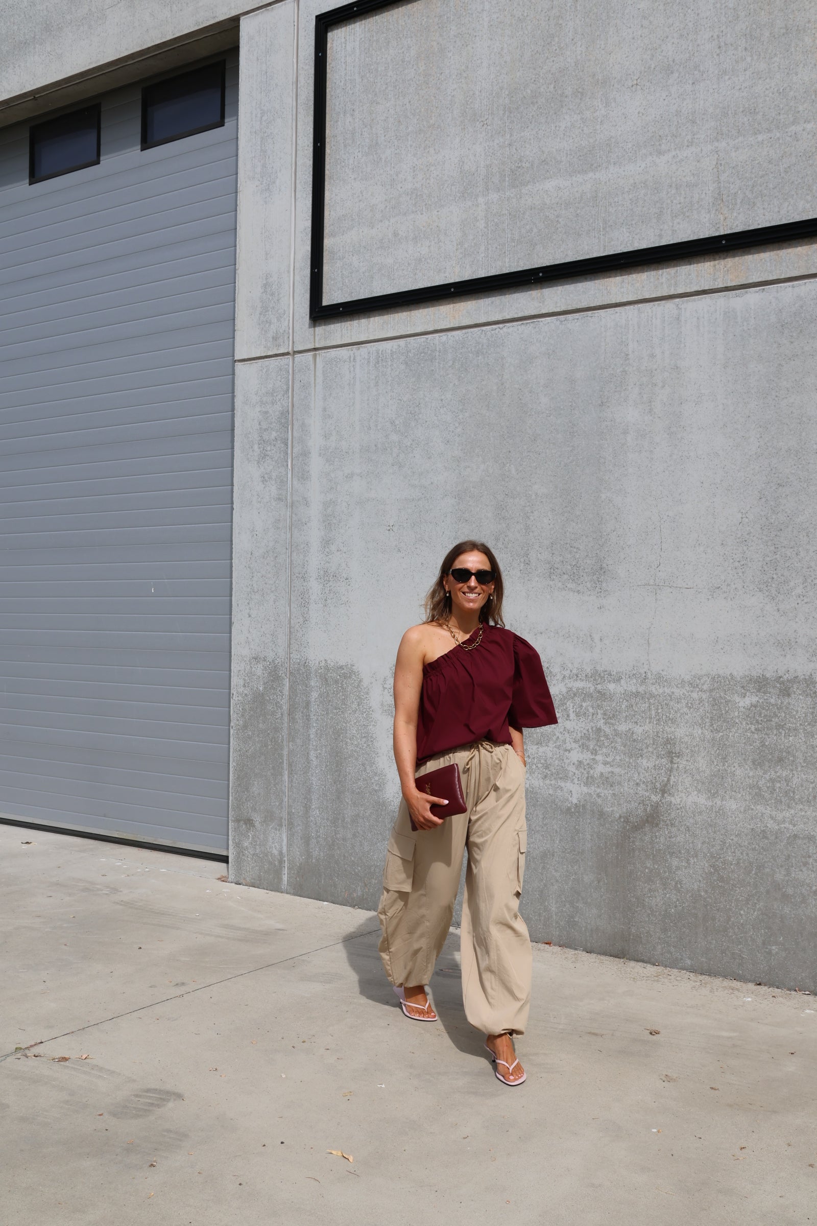 Lena cargo trousers beige