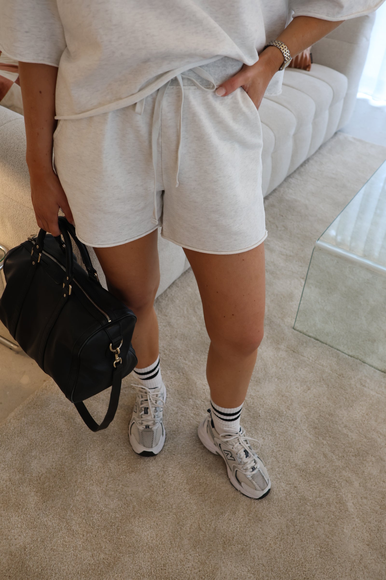 Kate jogging short grijs