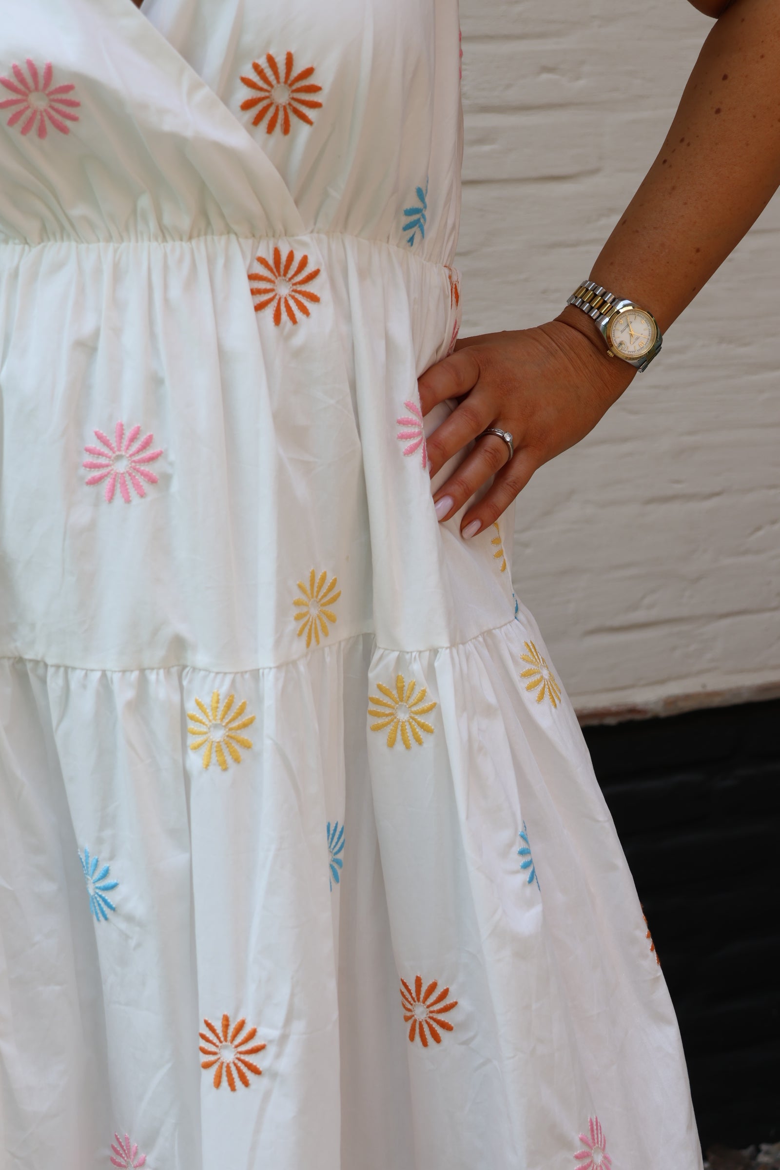 Zita maxi jurk met bloemen