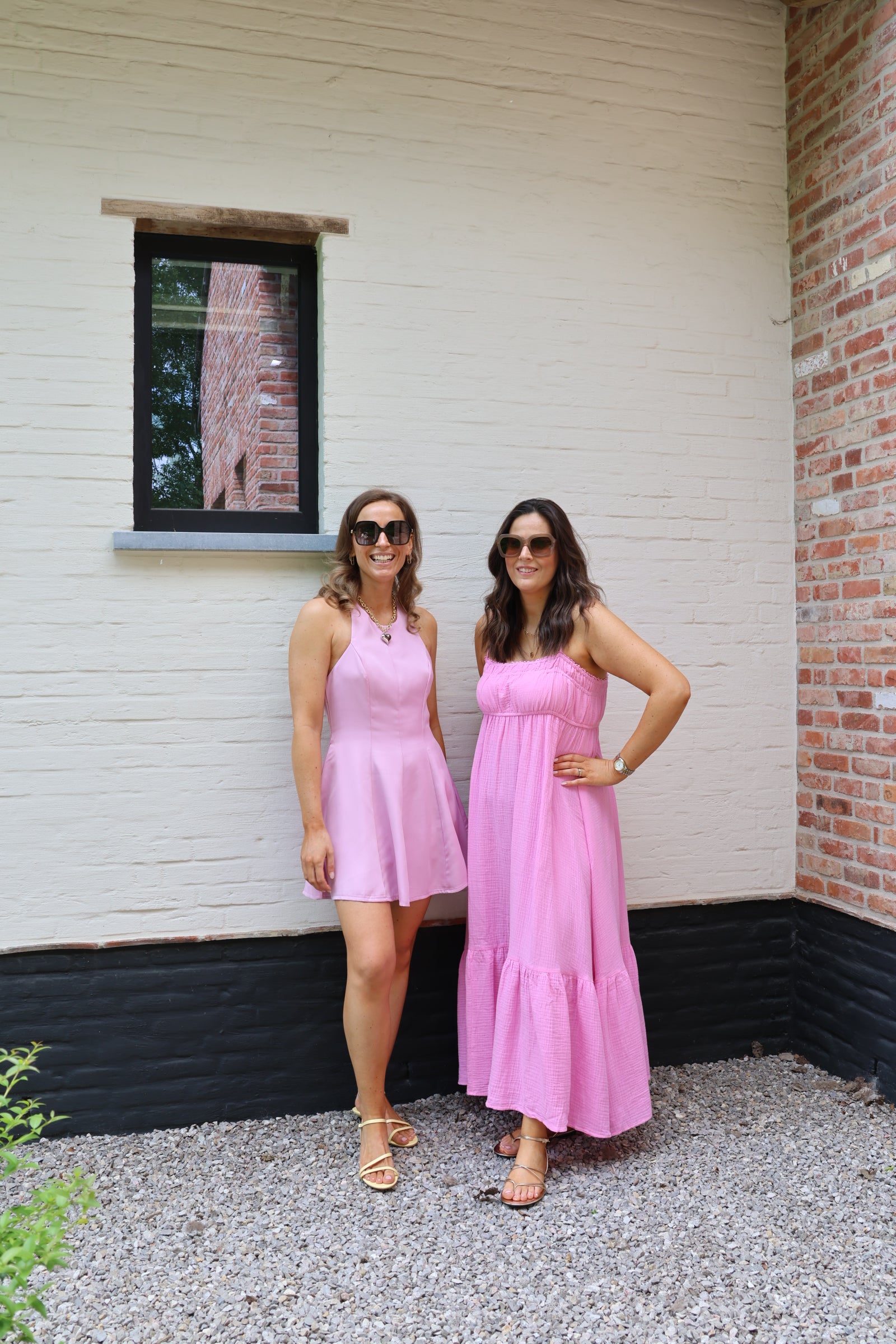 Lizzy mini halterjurk roze