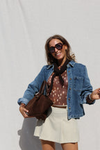 Célina plooirokje beige