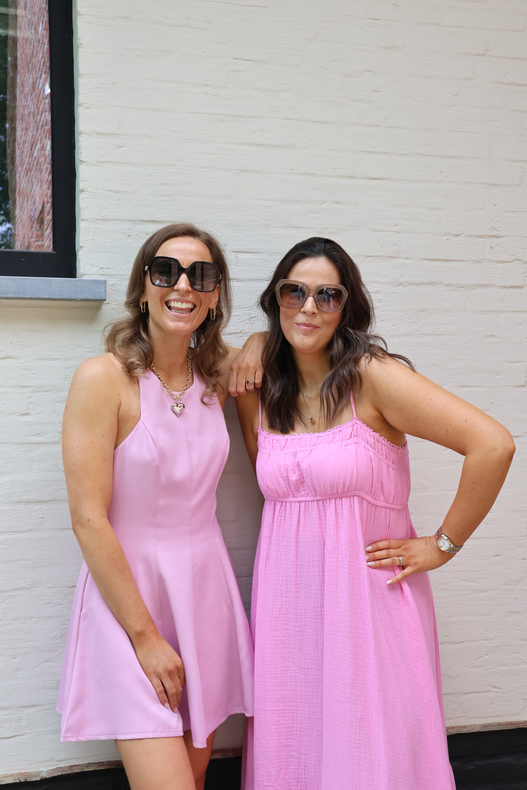 Lizzy mini halterjurk roze
