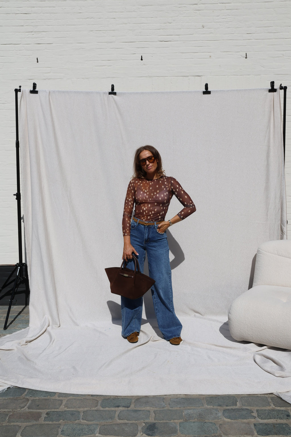 Monica mesh top bambi