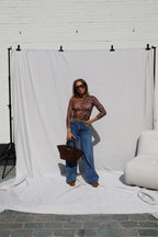 Monica mesh top bambi