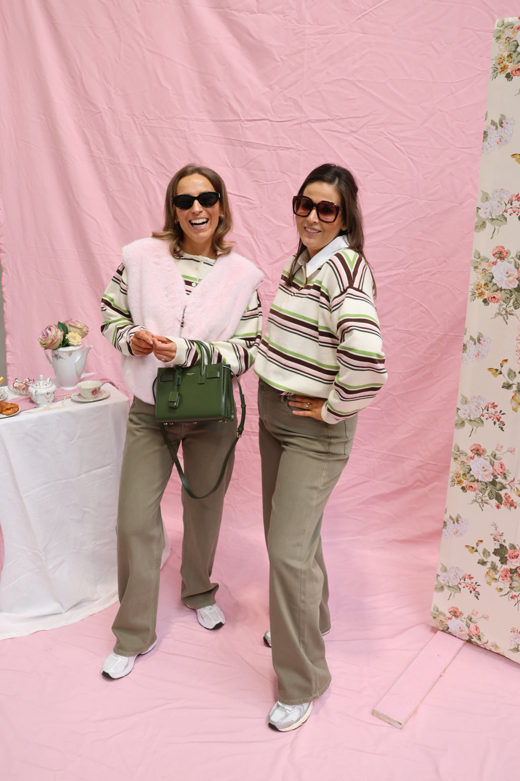 Penelope polo roze/groen