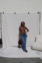Monica mesh top bambi