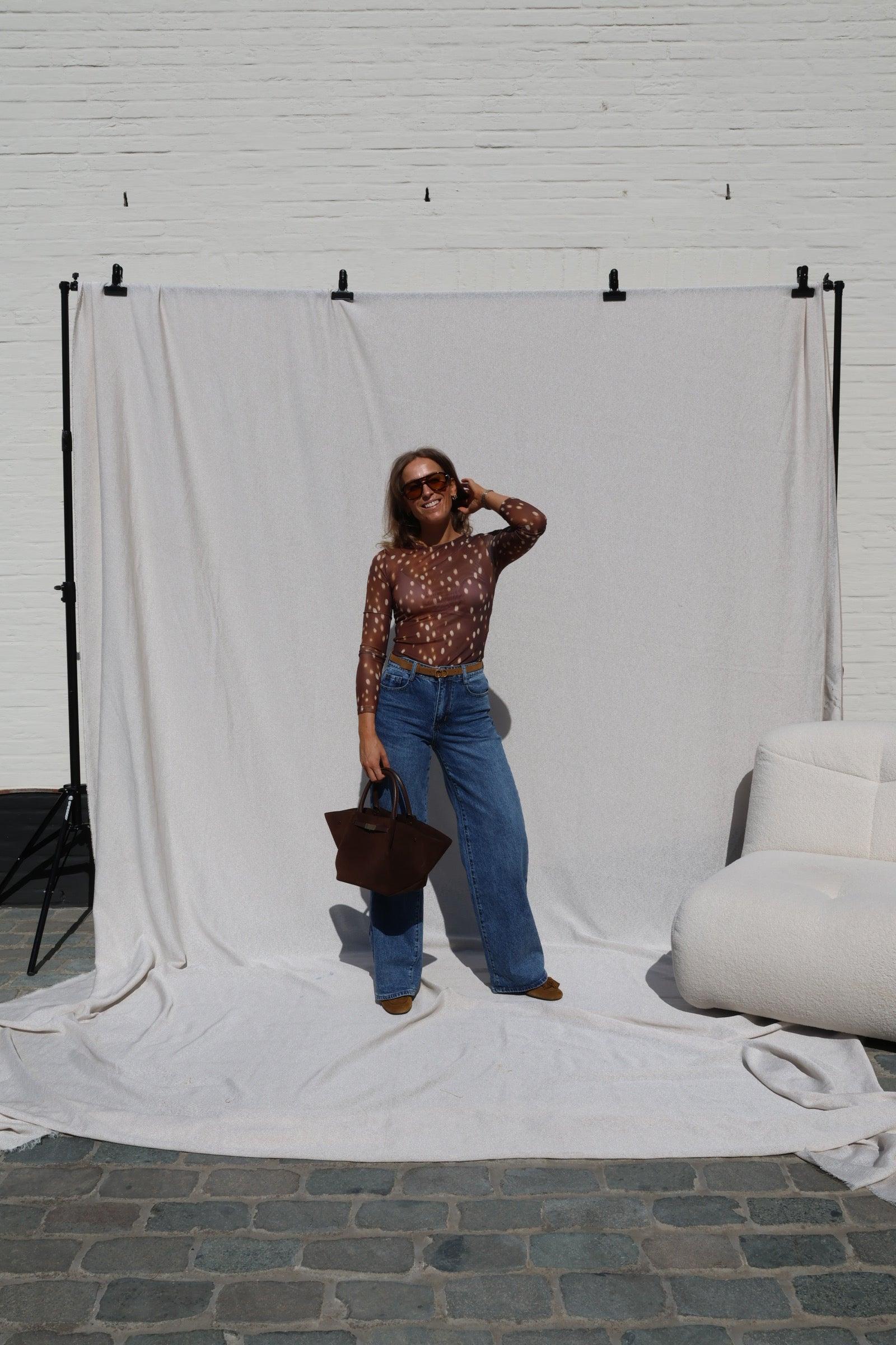 Monica mesh top bambi