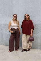 Lena cargo trousers beige