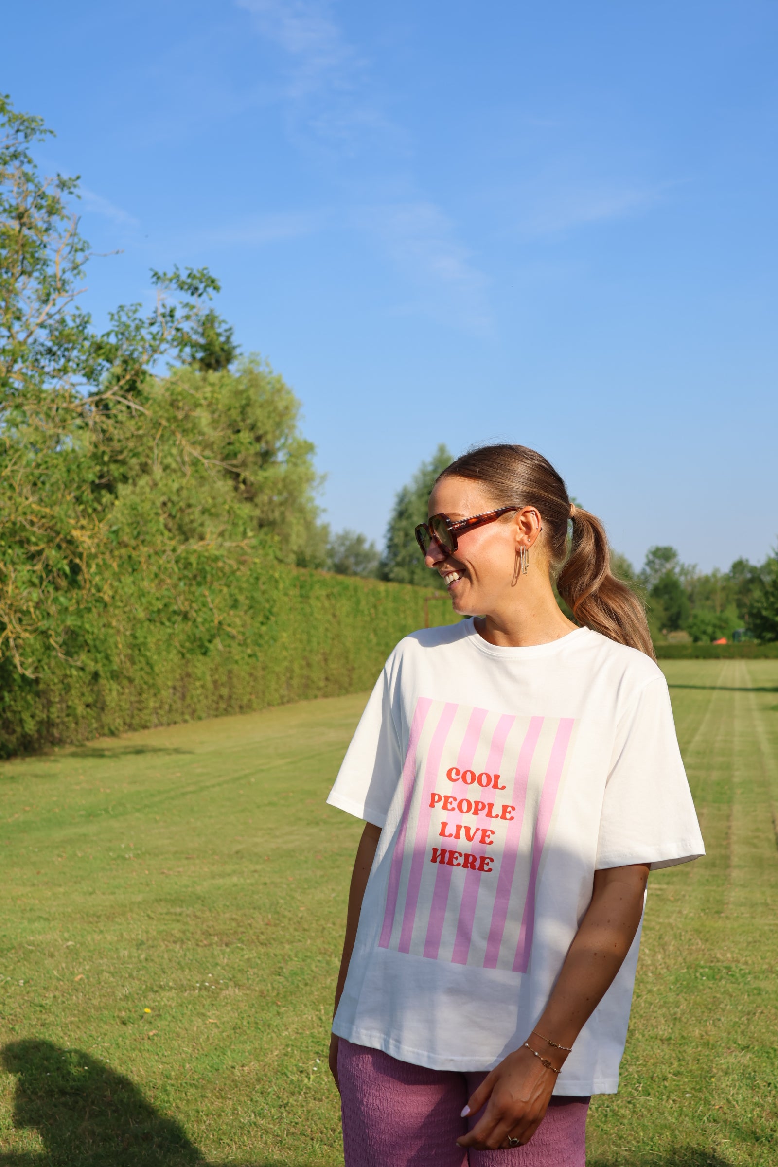 "Cool people live here" T-shirt