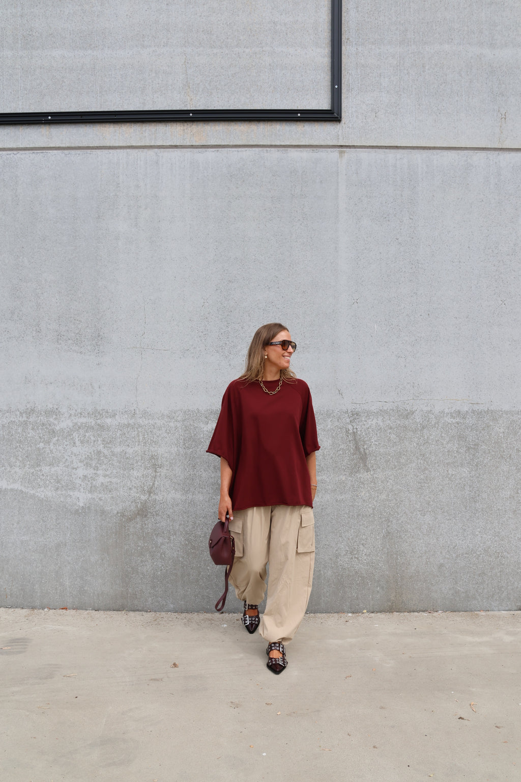 Lena cargo trousers beige