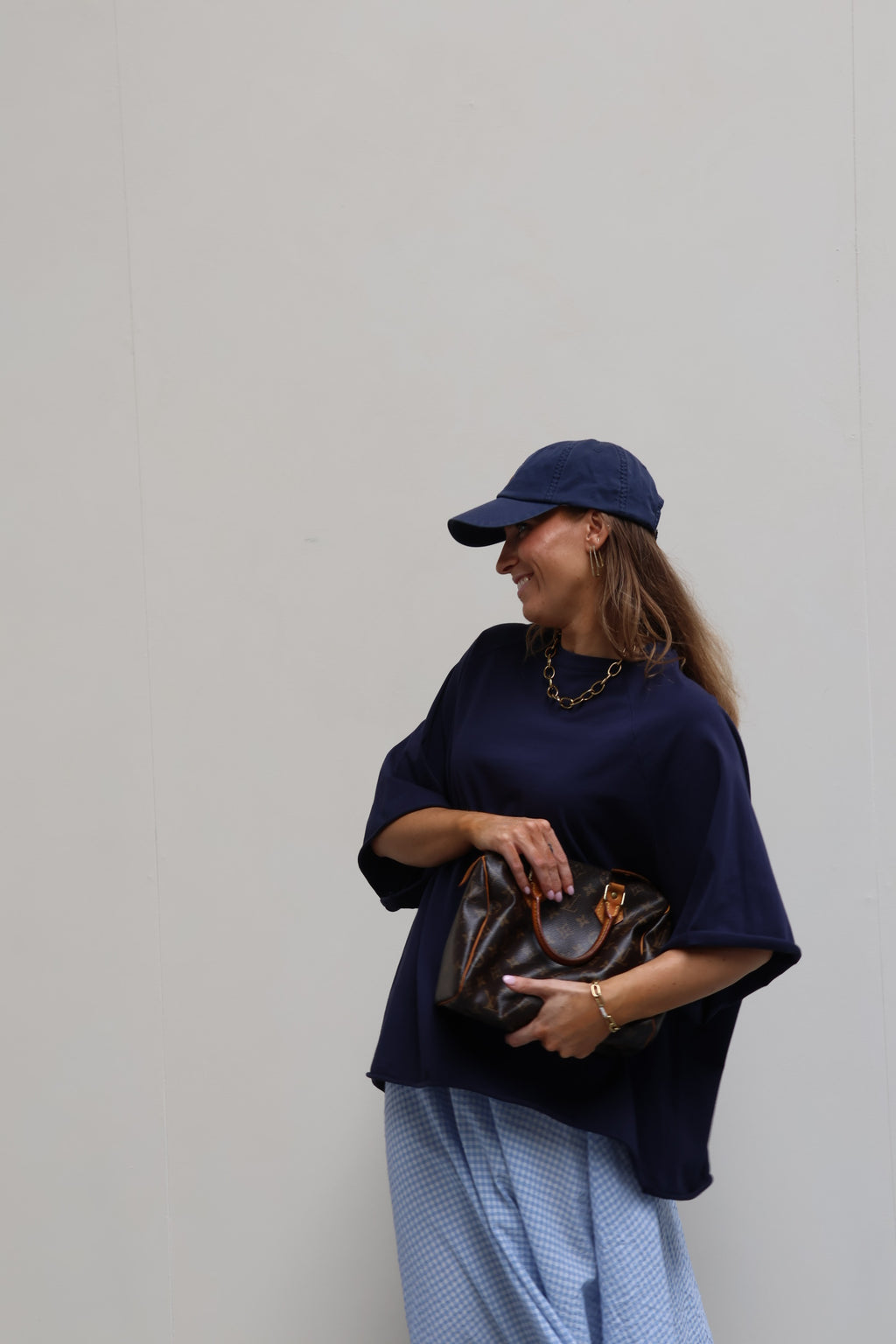 Gulia oversized T-shirt marine