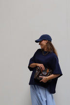Gulia oversized T-shirt marine