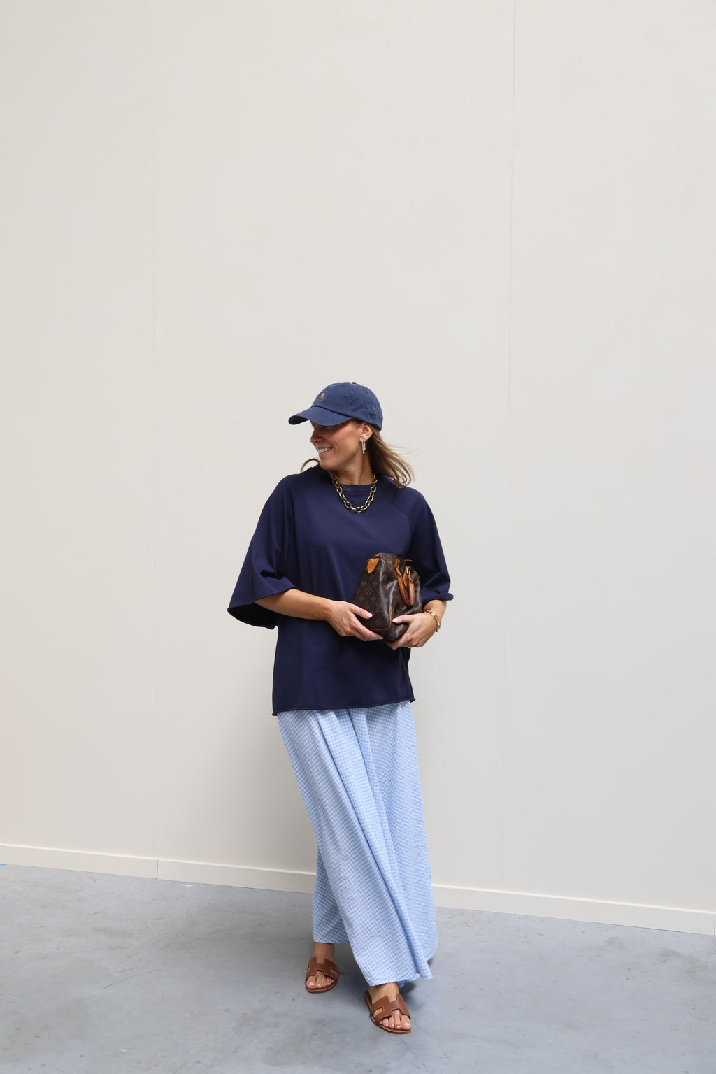 Gulia oversized T-shirt marine