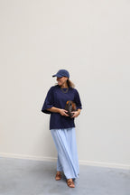 Gulia oversized T-shirt marine
