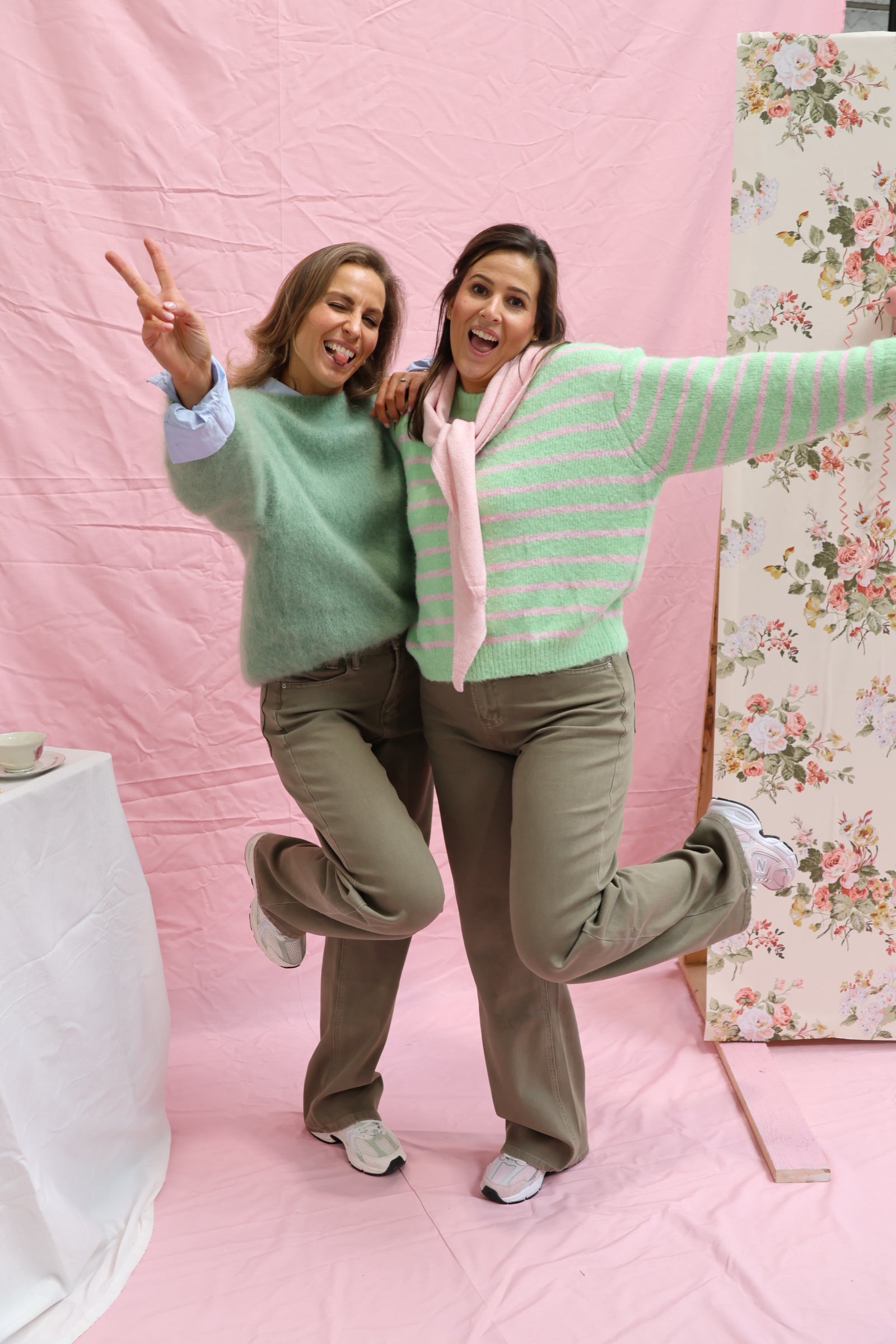 Edith straight kaki jeans