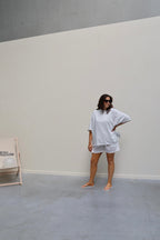 Gulia oversized T-shirt grijs