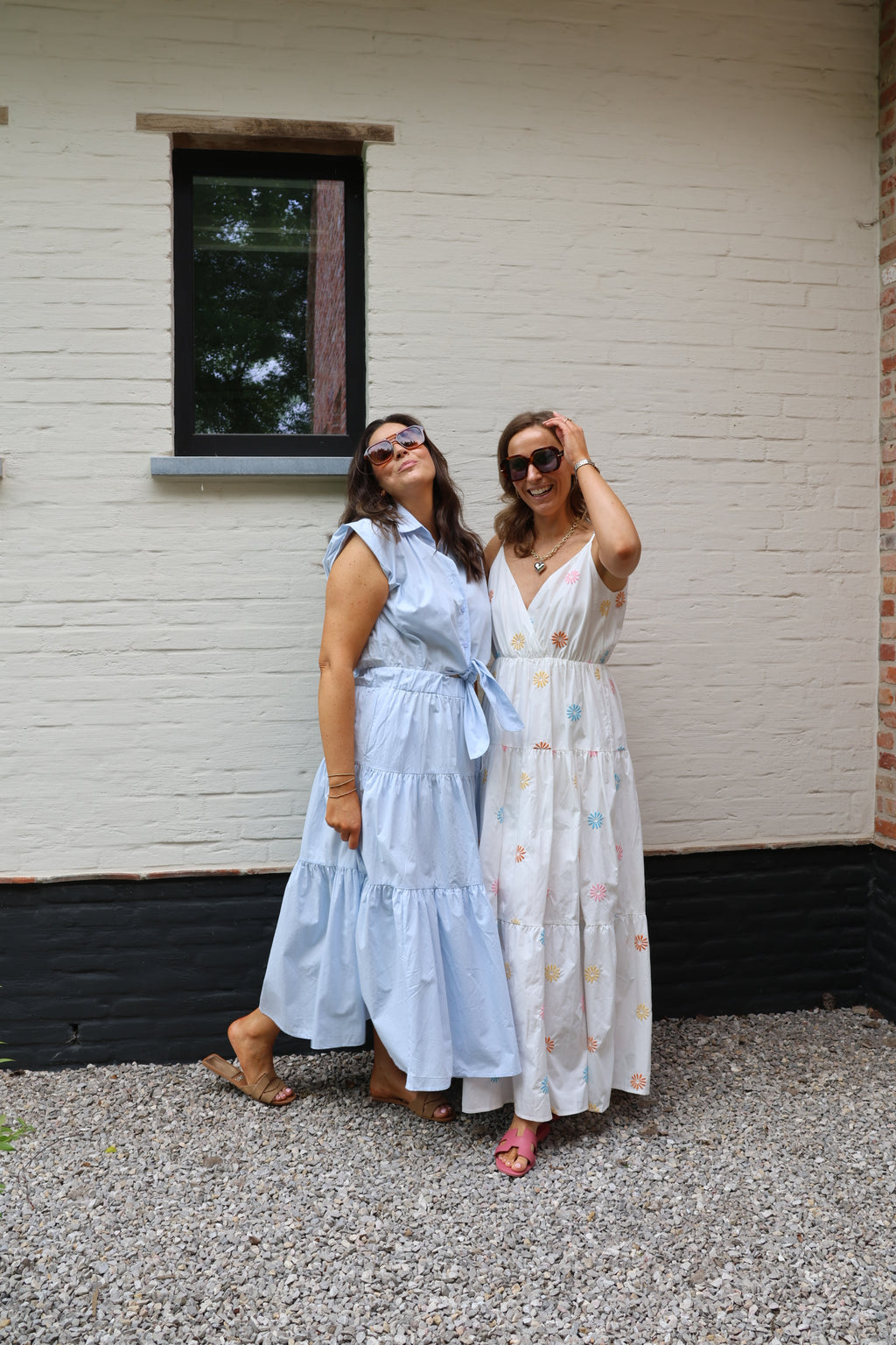 Zita maxi jurk met bloemen