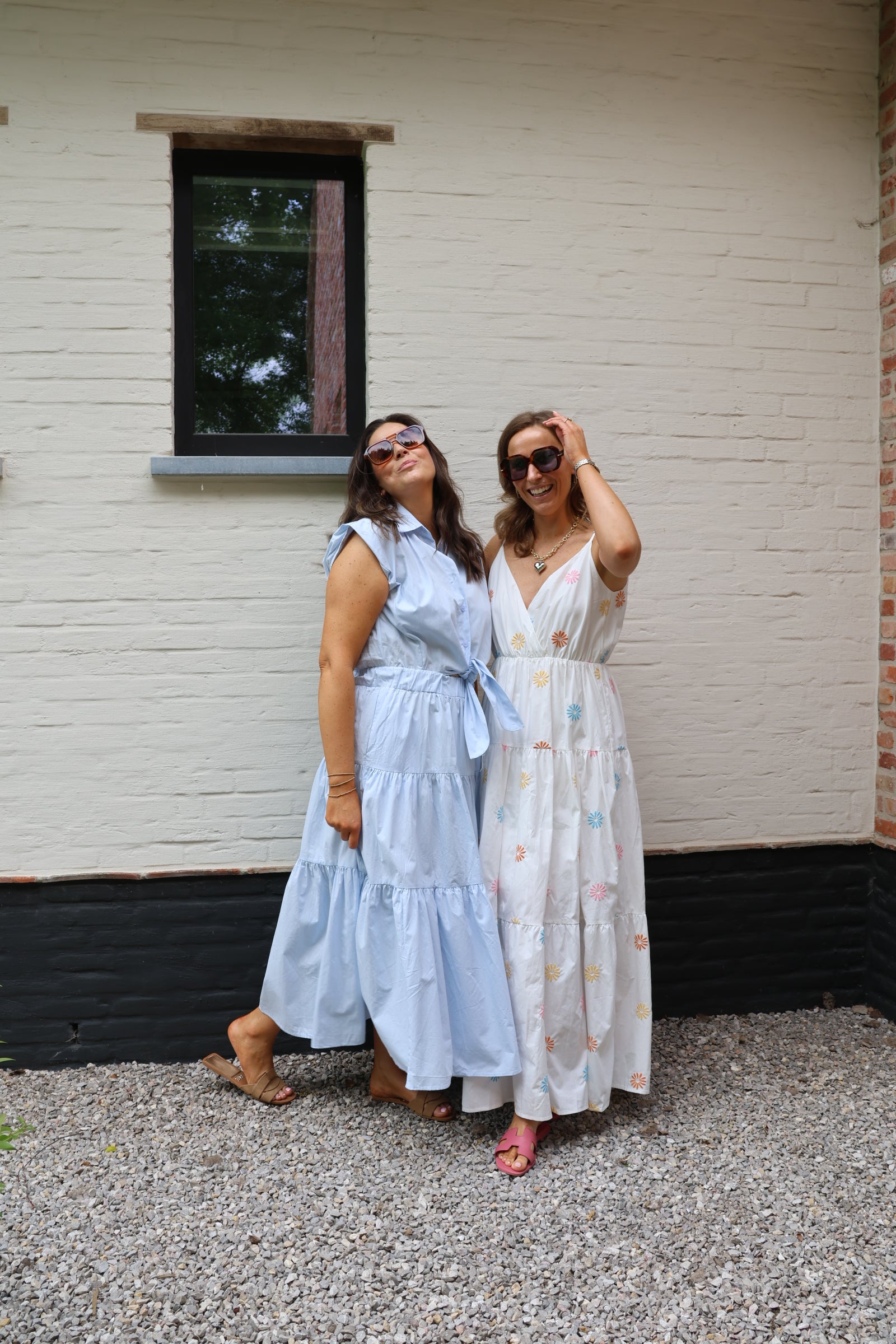Zita maxi jurk met bloemen