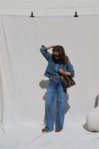 Jolie wide leg jeans dark denim