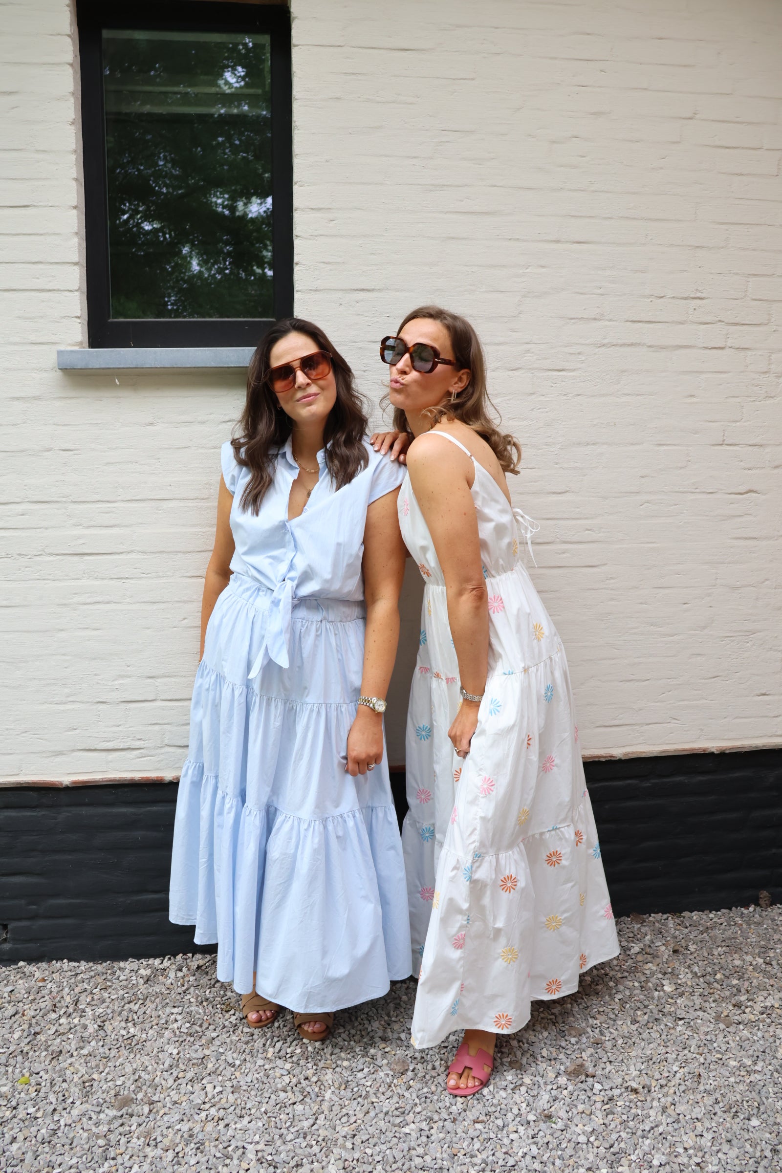 Zita maxi jurk met bloemen