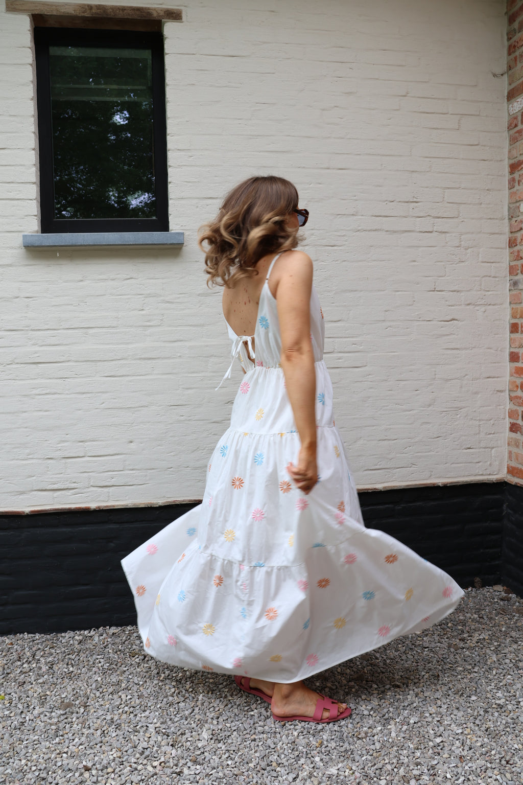 Zita maxi jurk met bloemen