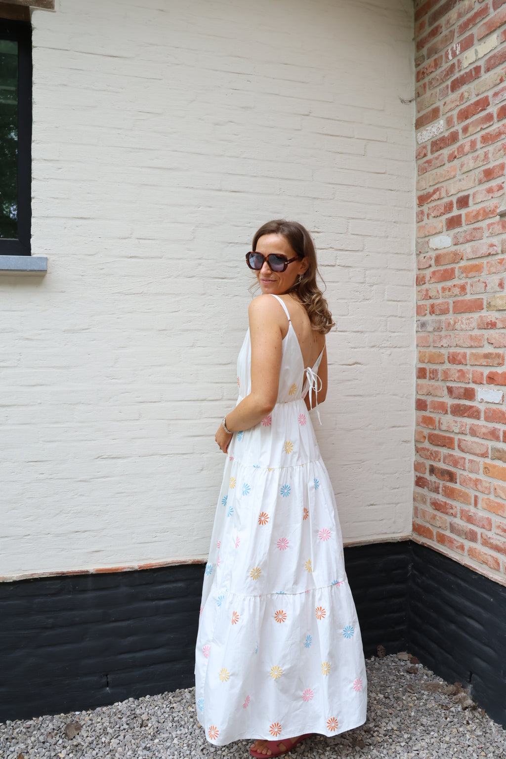 Zita maxi jurk met bloemen