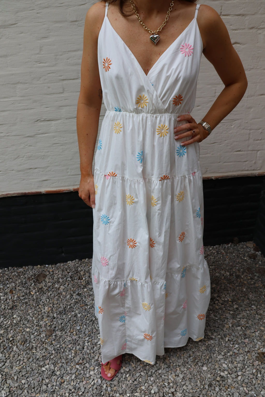 Zita maxi jurk met bloemen