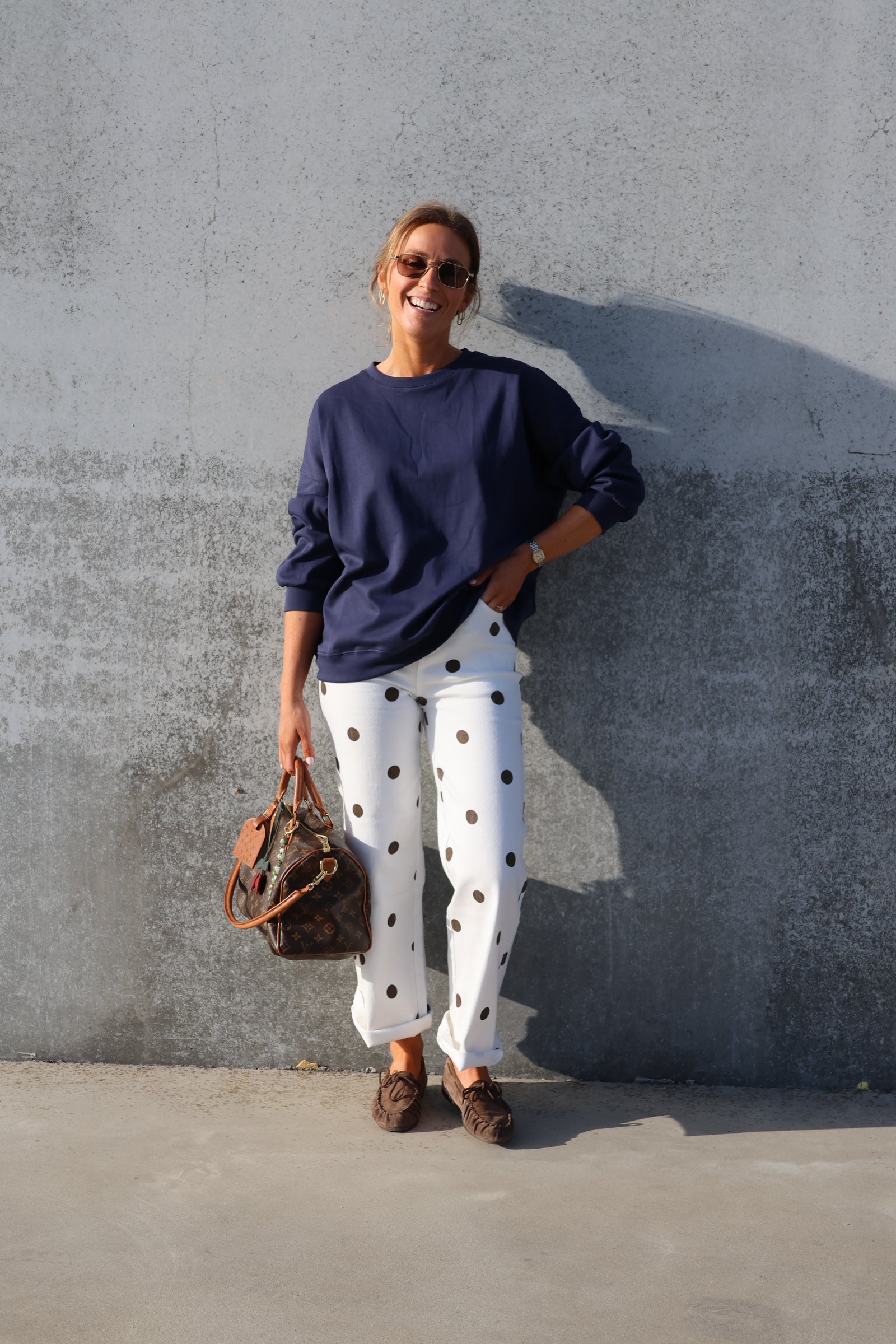 Taube polka dot jeans