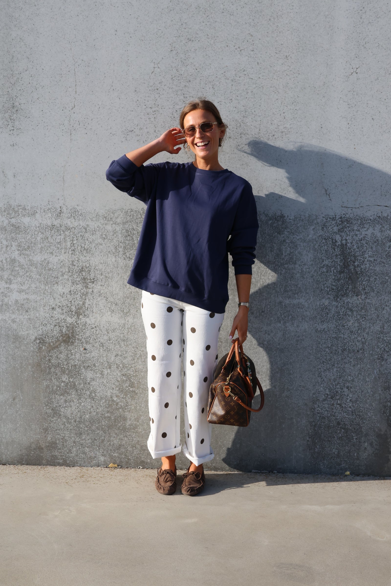 Taube polka dot jeans