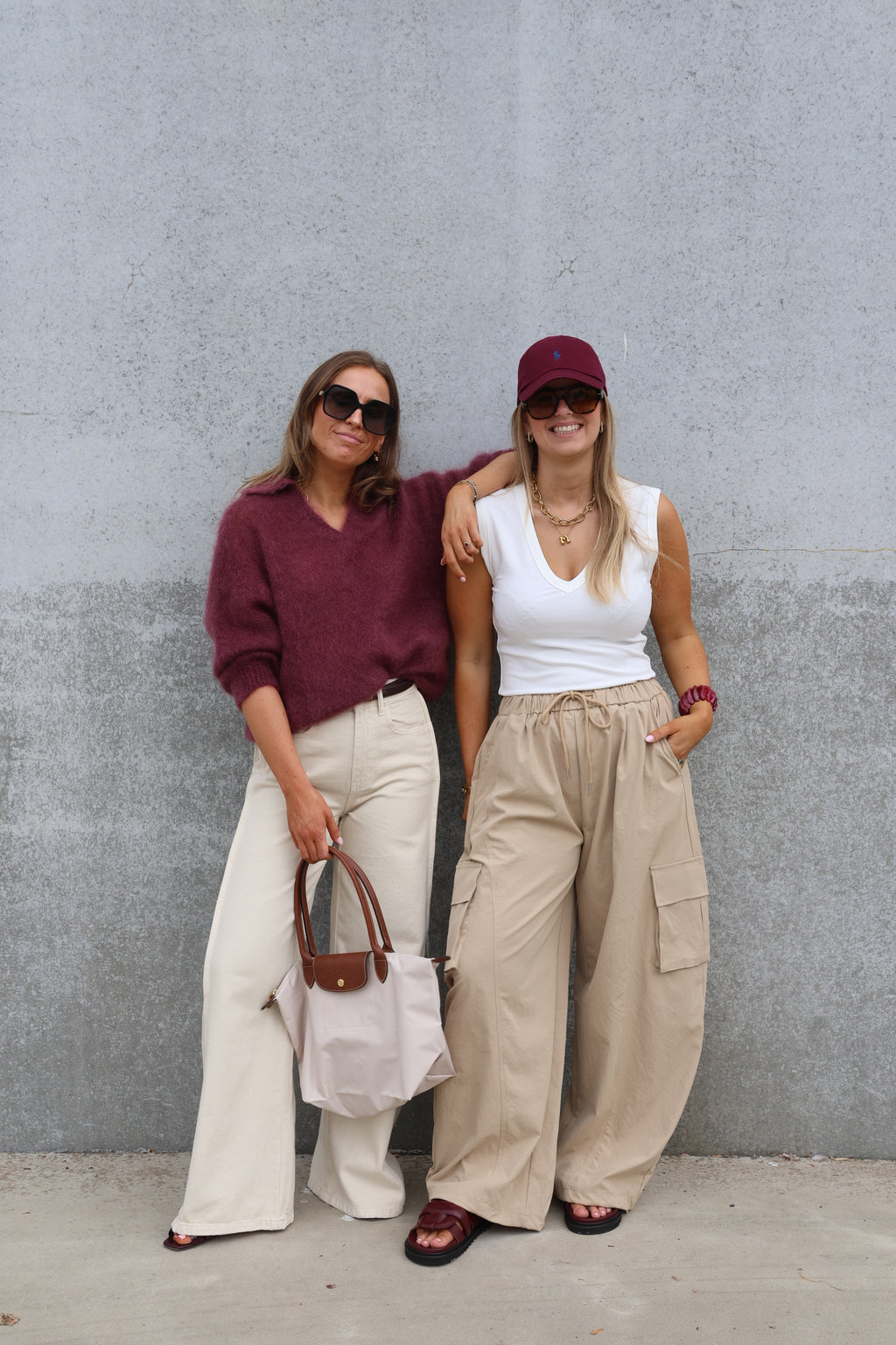 Lena cargo trousers beige