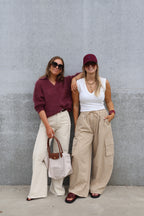 Lena cargo trousers beige