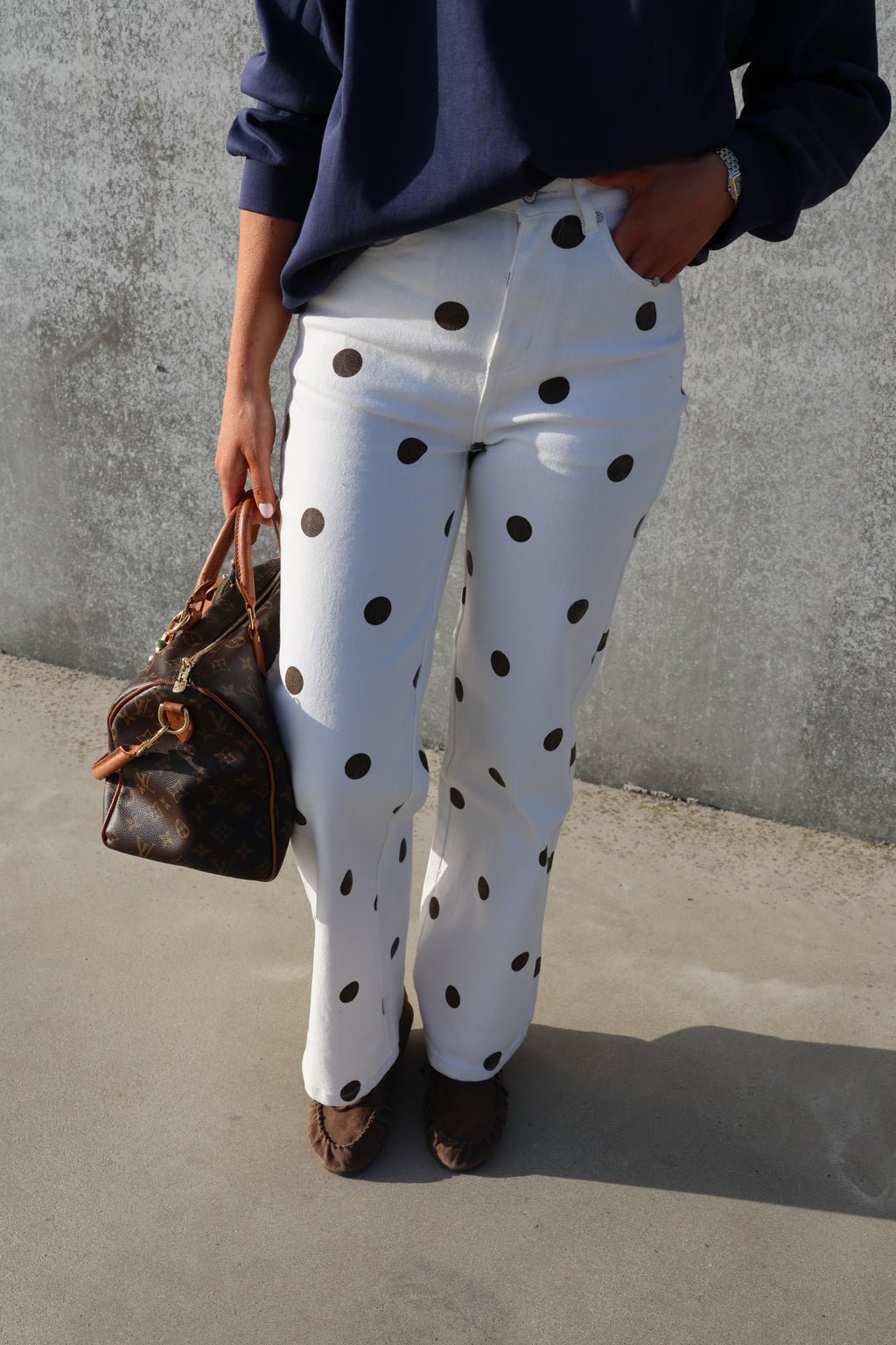 Taube polka dot jeans
