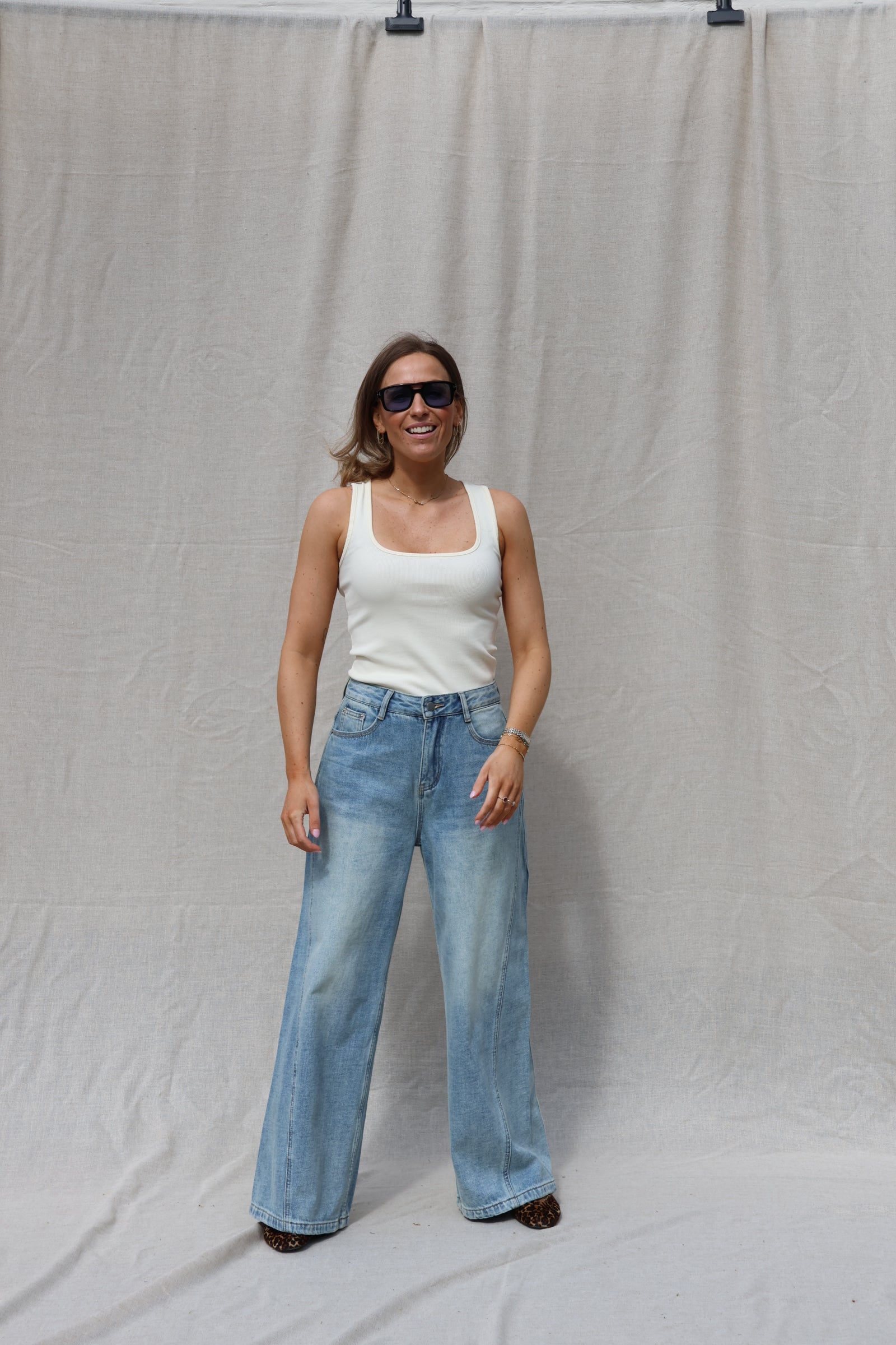 Blake wide leg jeans