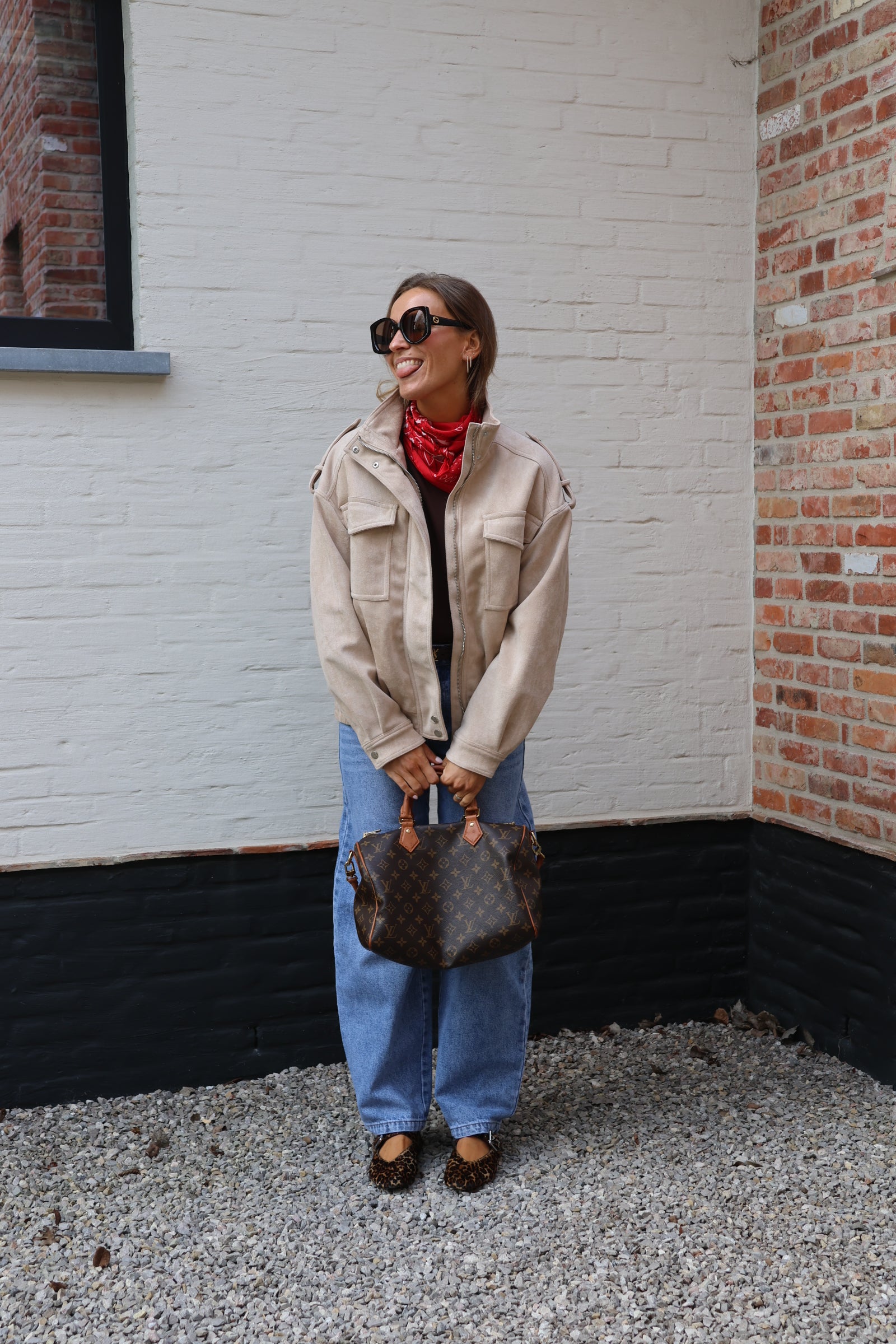 Florentine suède jasje beige