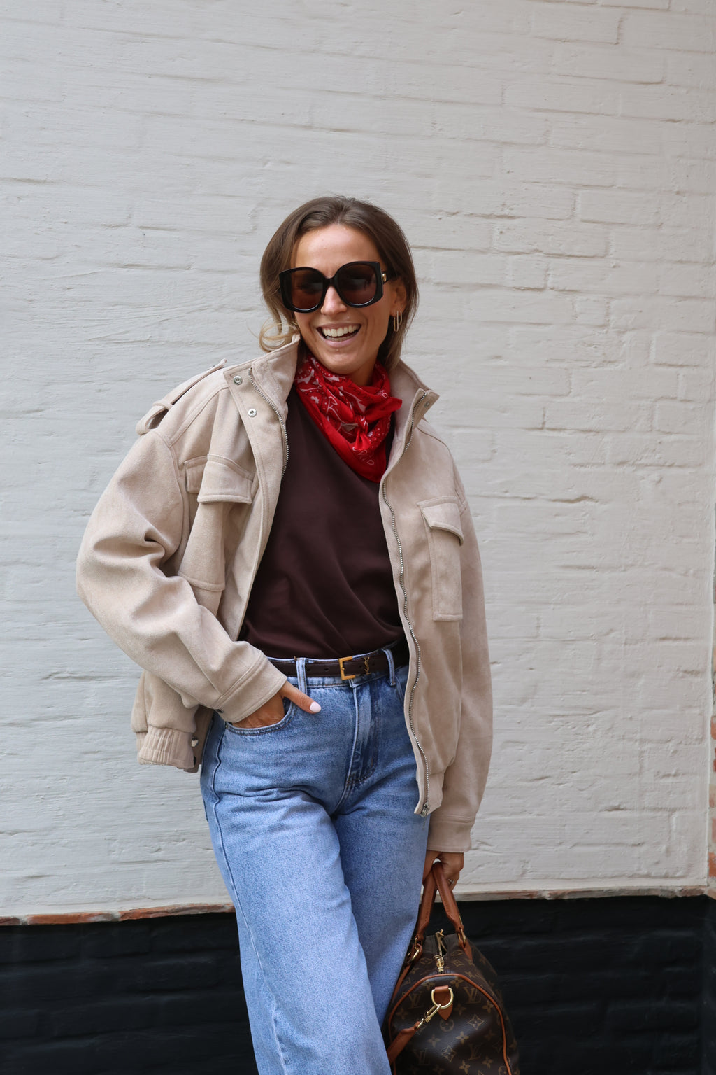 Marie musthave T-shirt bruin