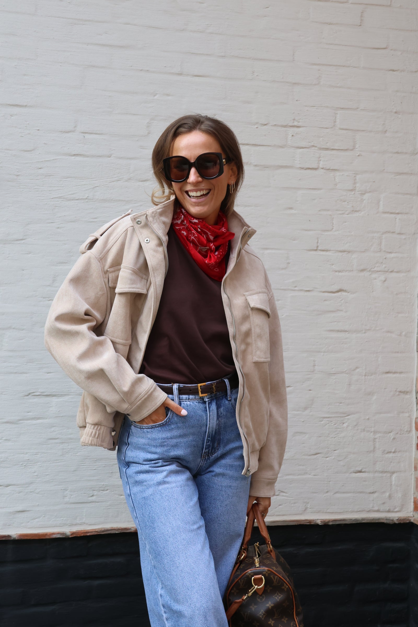 Marie musthave T-shirt bruin