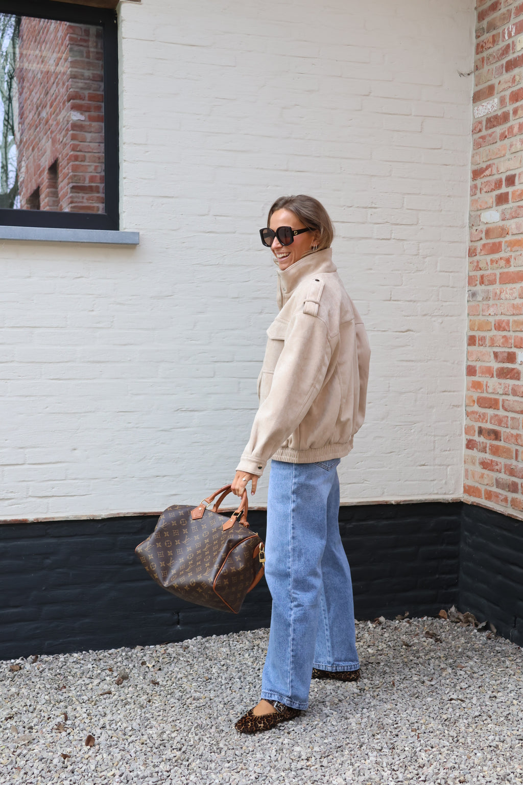 Florentine suède jasje beige