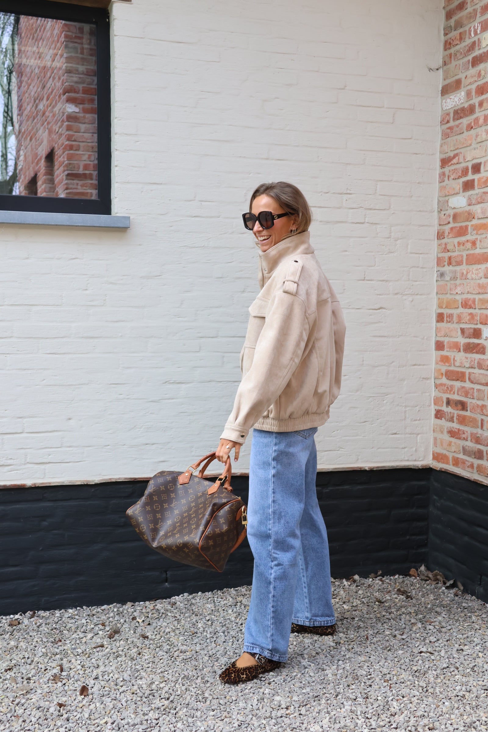 Florentine suède jasje beige