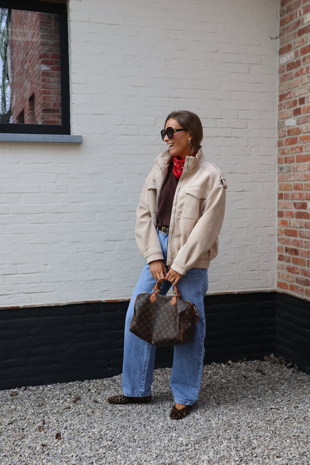 Marie musthave T-shirt bruin