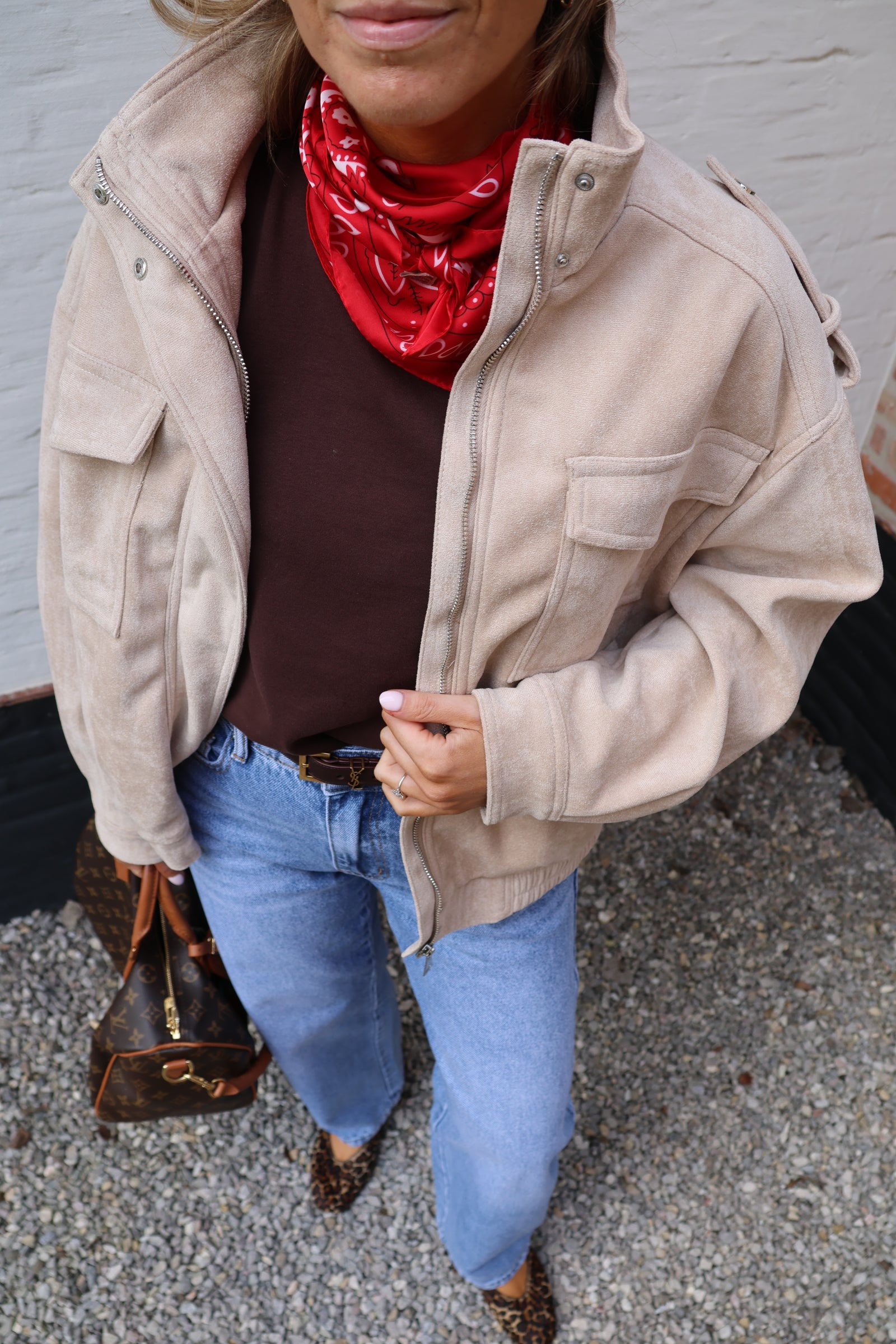 Florentine suède jasje beige