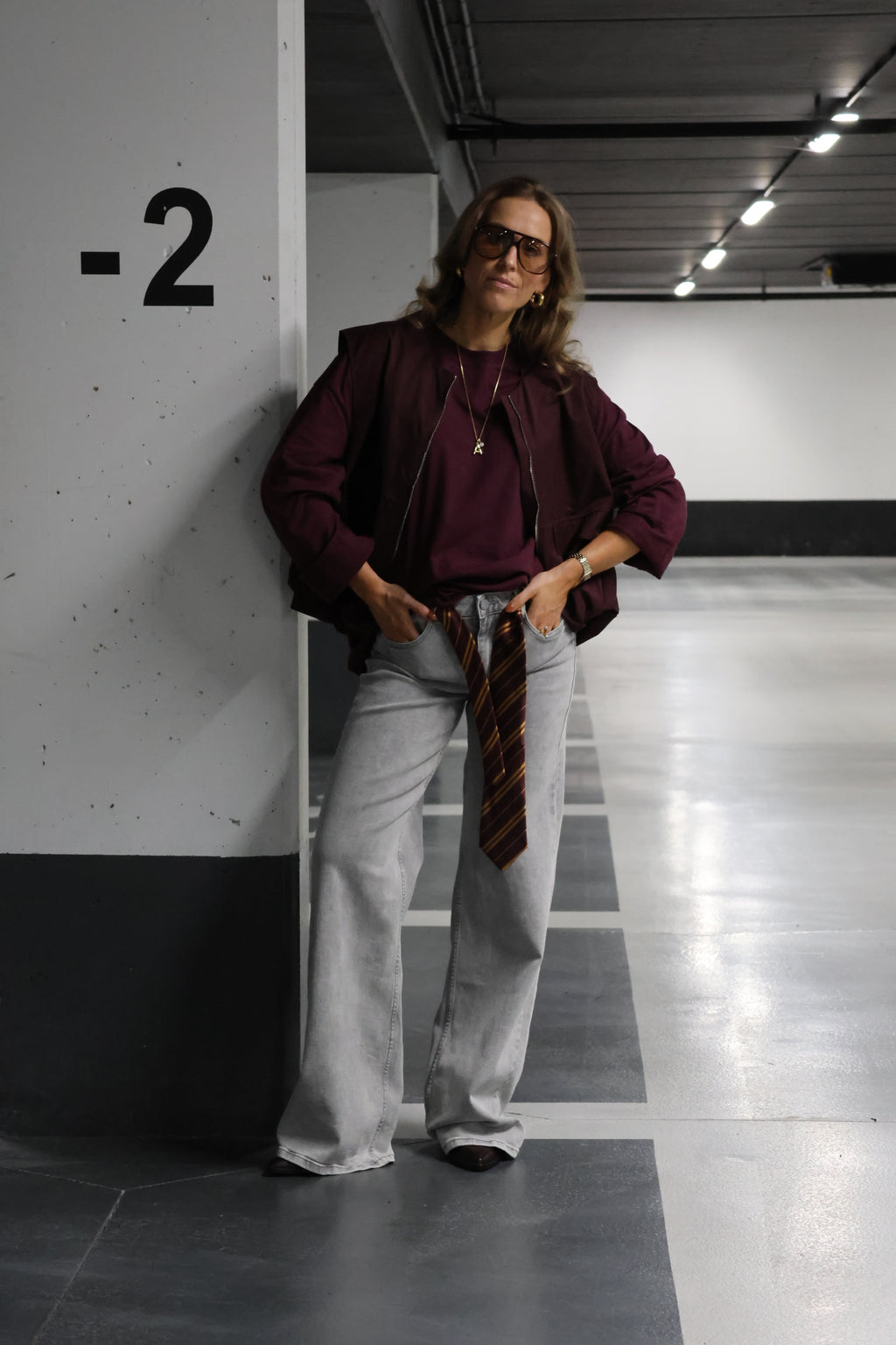 Faye mouwloos vestje bordeaux