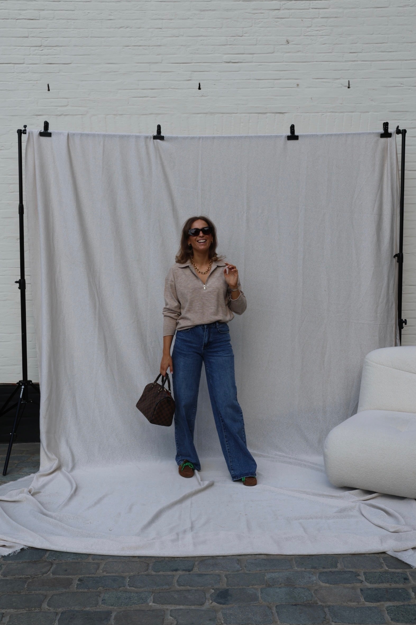 Jolie wide leg jeans dark denim